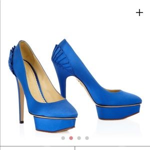 Charlotte Olympia high heel silk pump